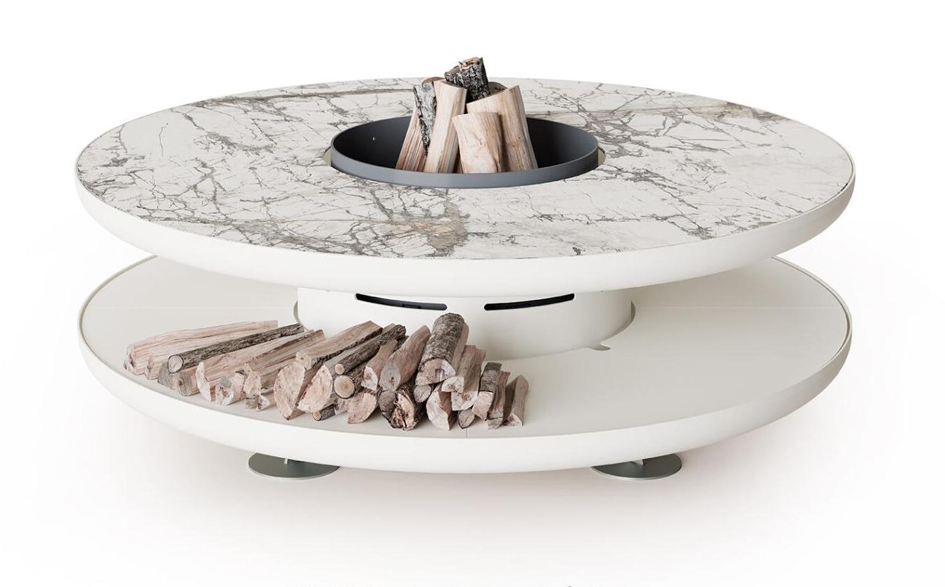 Moon Plus Feuerstelle | Fertigstellung: Imperial Grey