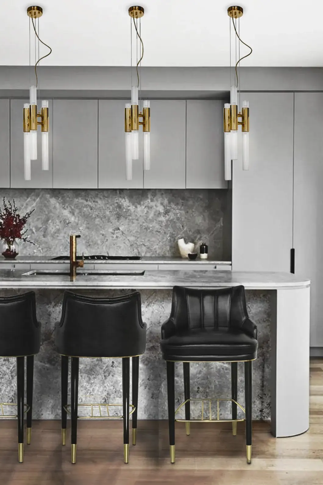 Velvet Theken‑Barhocker - 2