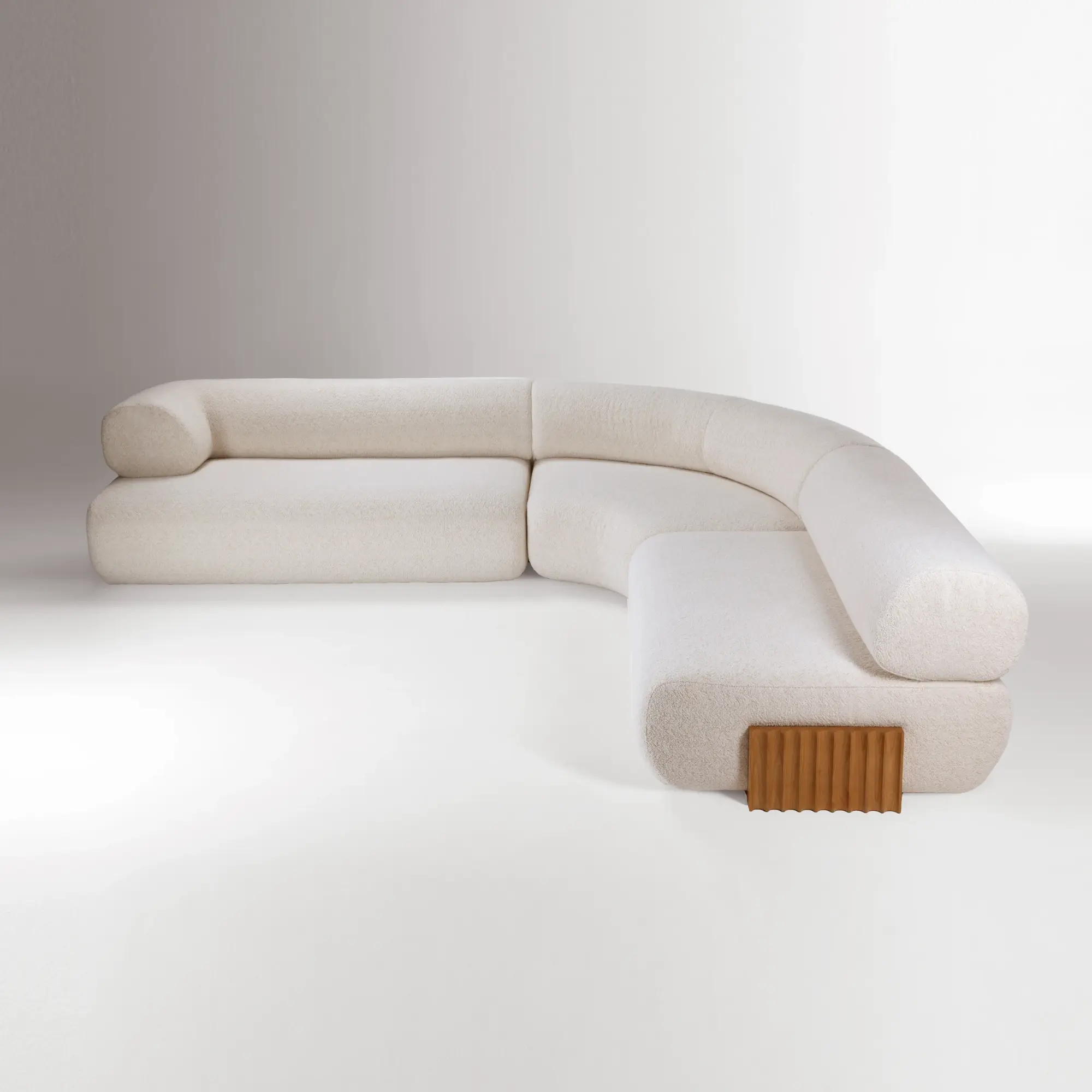 Carmel Wood Modulares Sofa