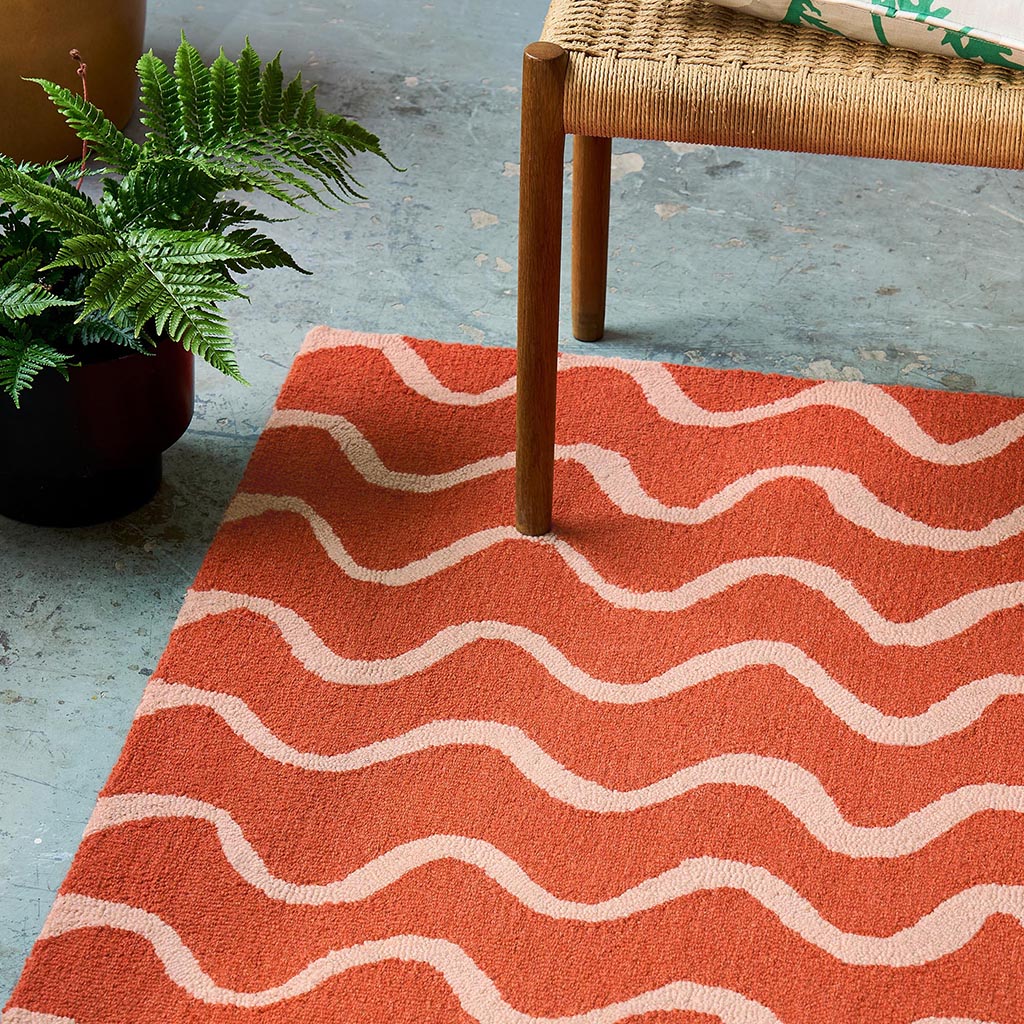 Ribbon Coral Teppich | Größe: 120 x 180 cm
