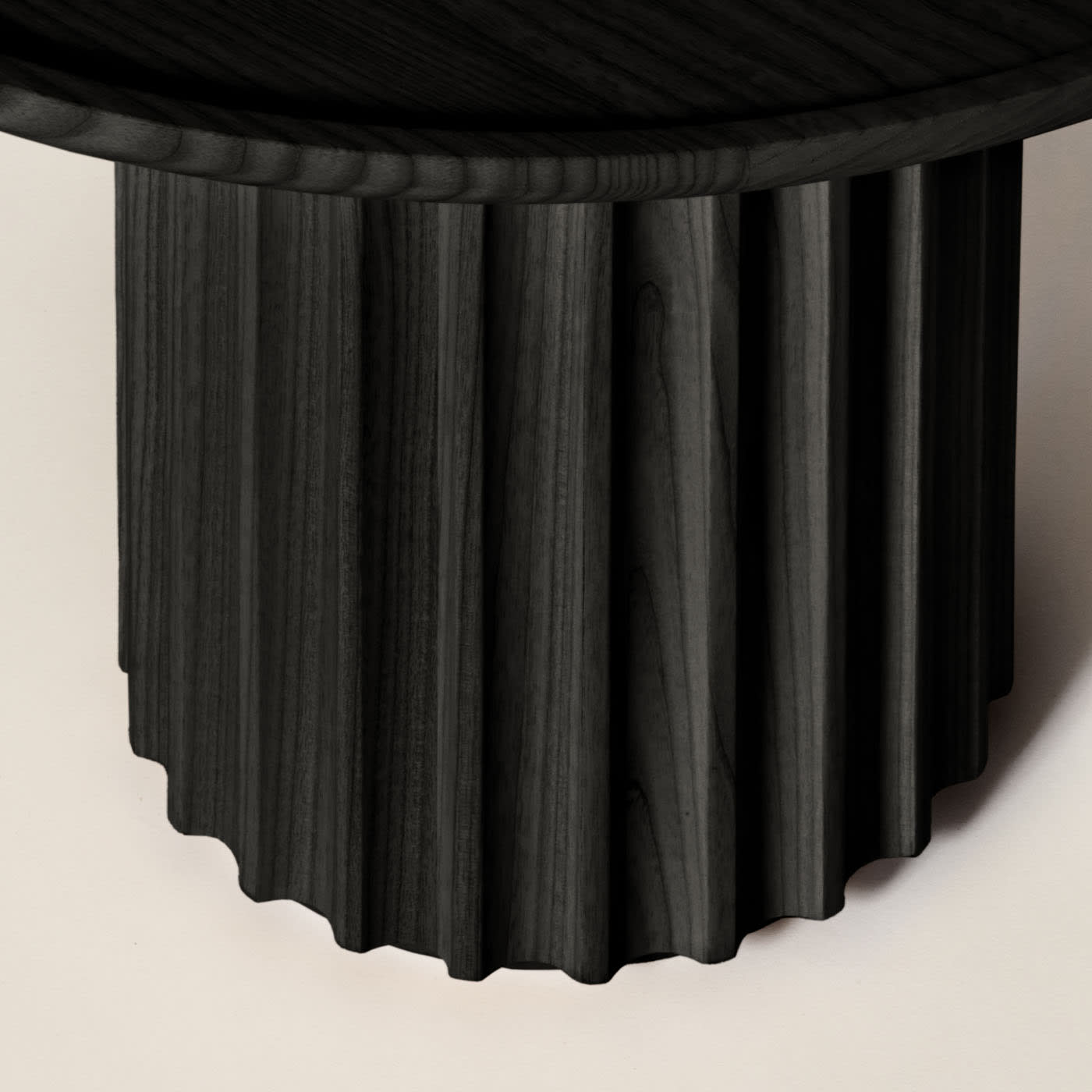 Capitello Schwarzer Couchtisch | Dimensions: Ø 40 cm
