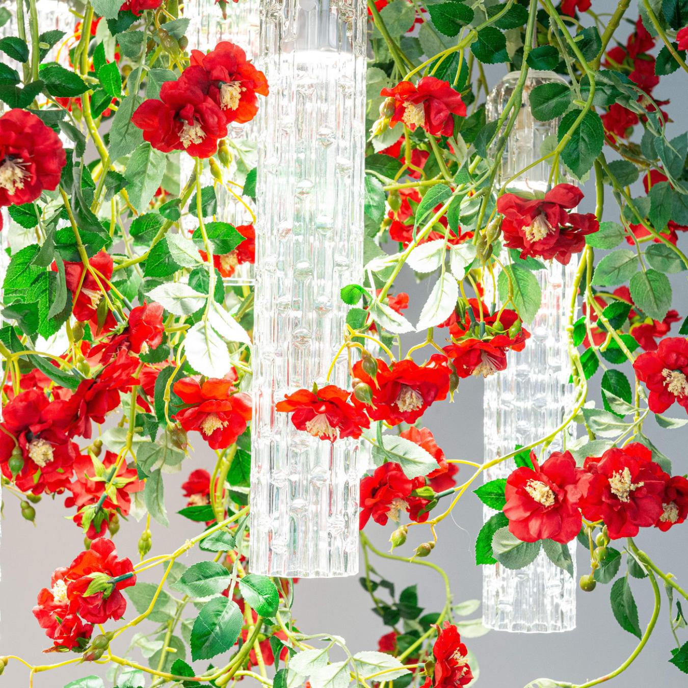 Wil Red Roses Large Kronleuchter