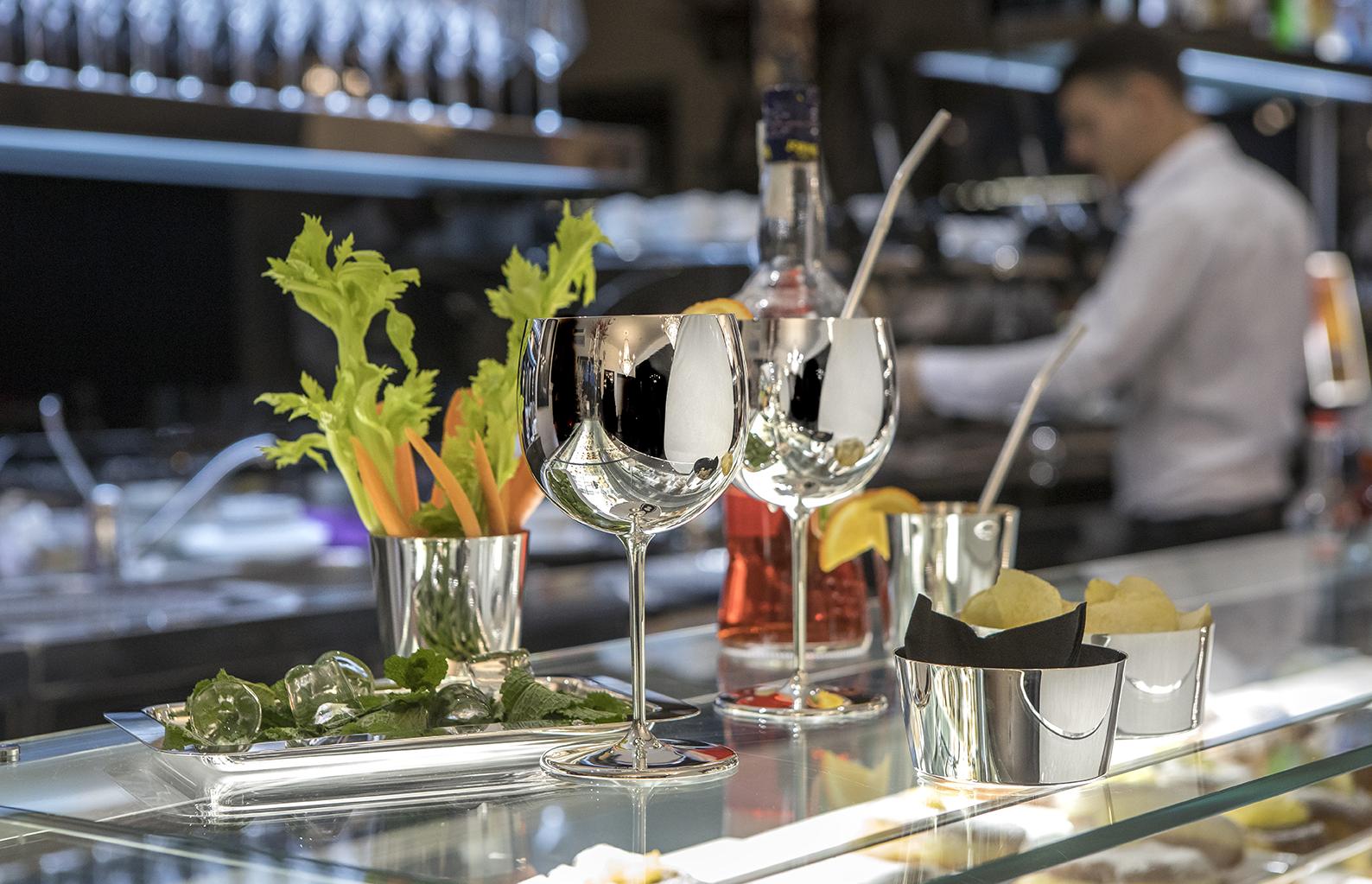 Professionelles versilbertes Bar‑Set - 2