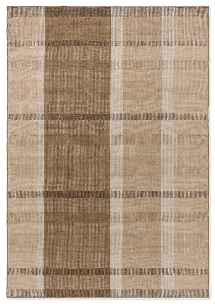 Zona Cashew Blockstreifen Outdoor 497501 Teppich | Größe: 140 x 200 cm