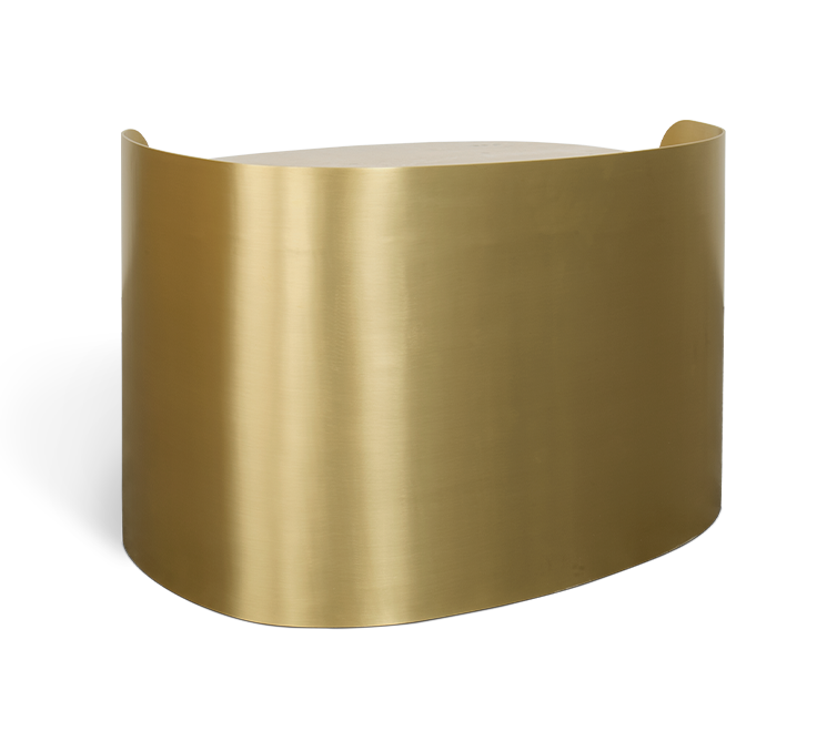 Franklin Scott Ovaler Beistelltisch