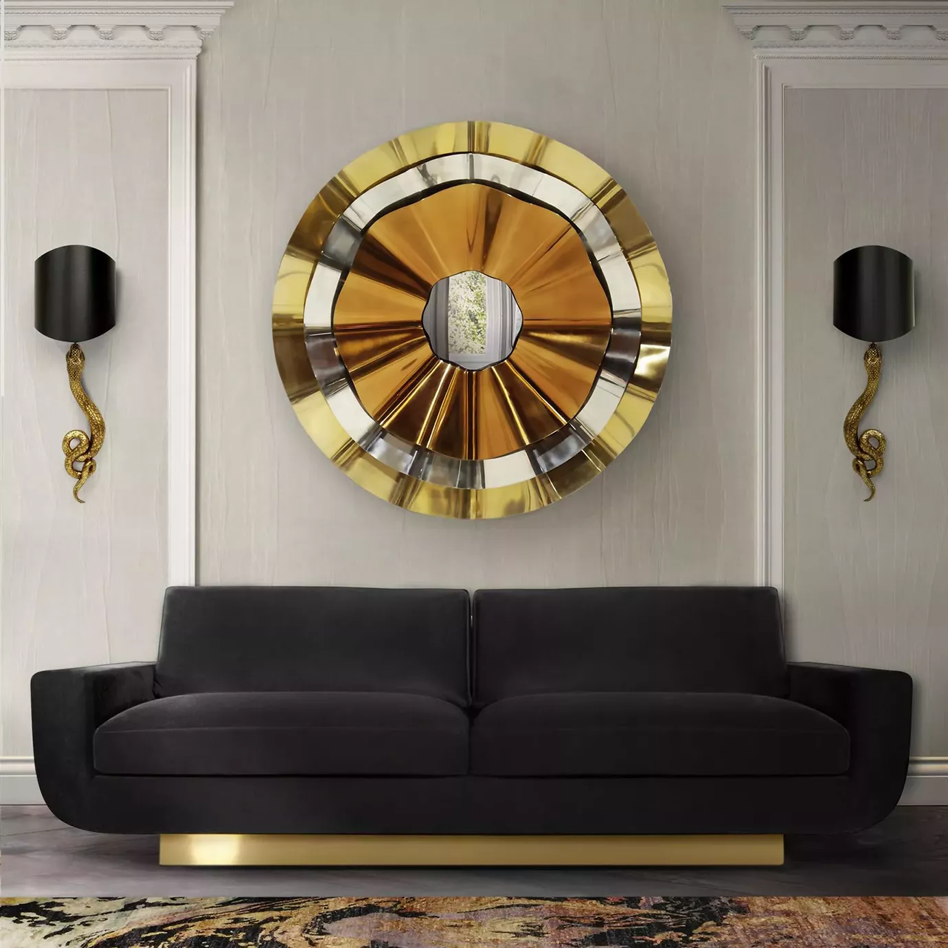 Serpentine Wandleuchte