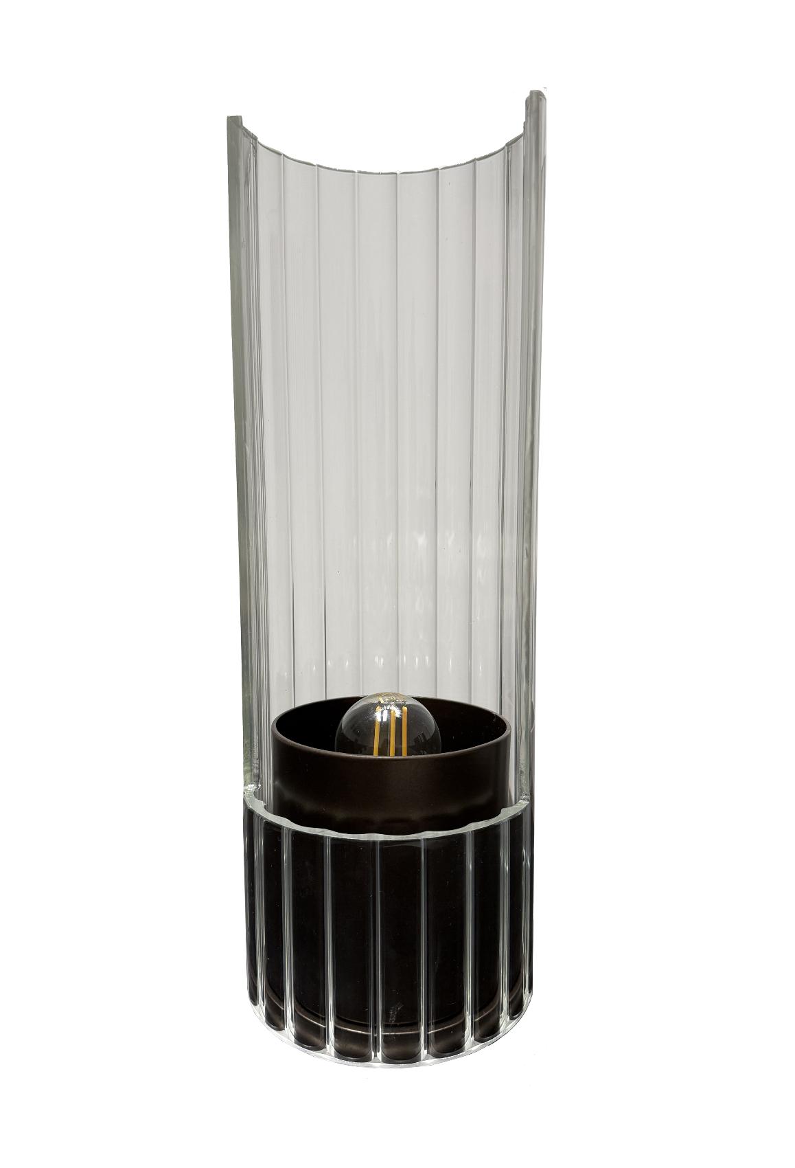 Bon Ton Glas Tischleuchte