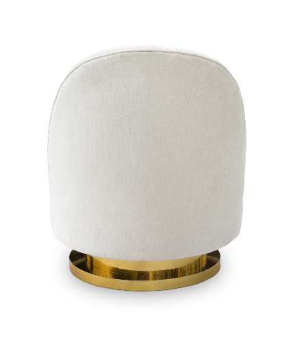 Galen Weißes Einzelsofa