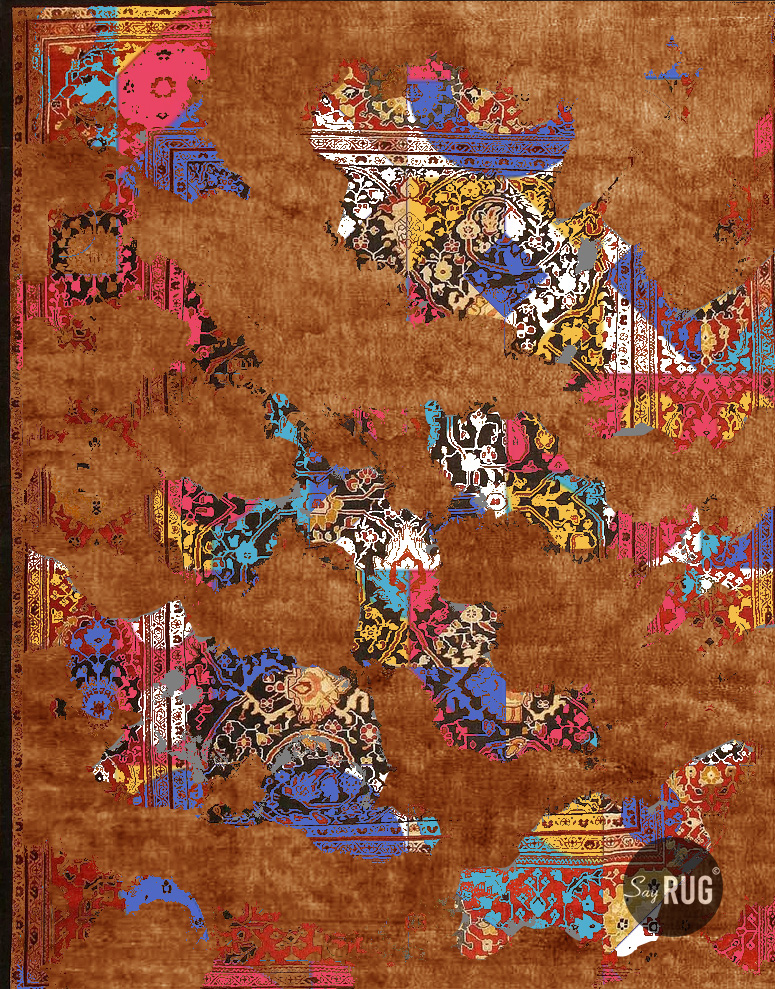 Agra Patch Teppich | Größe: 200 x 300 cm