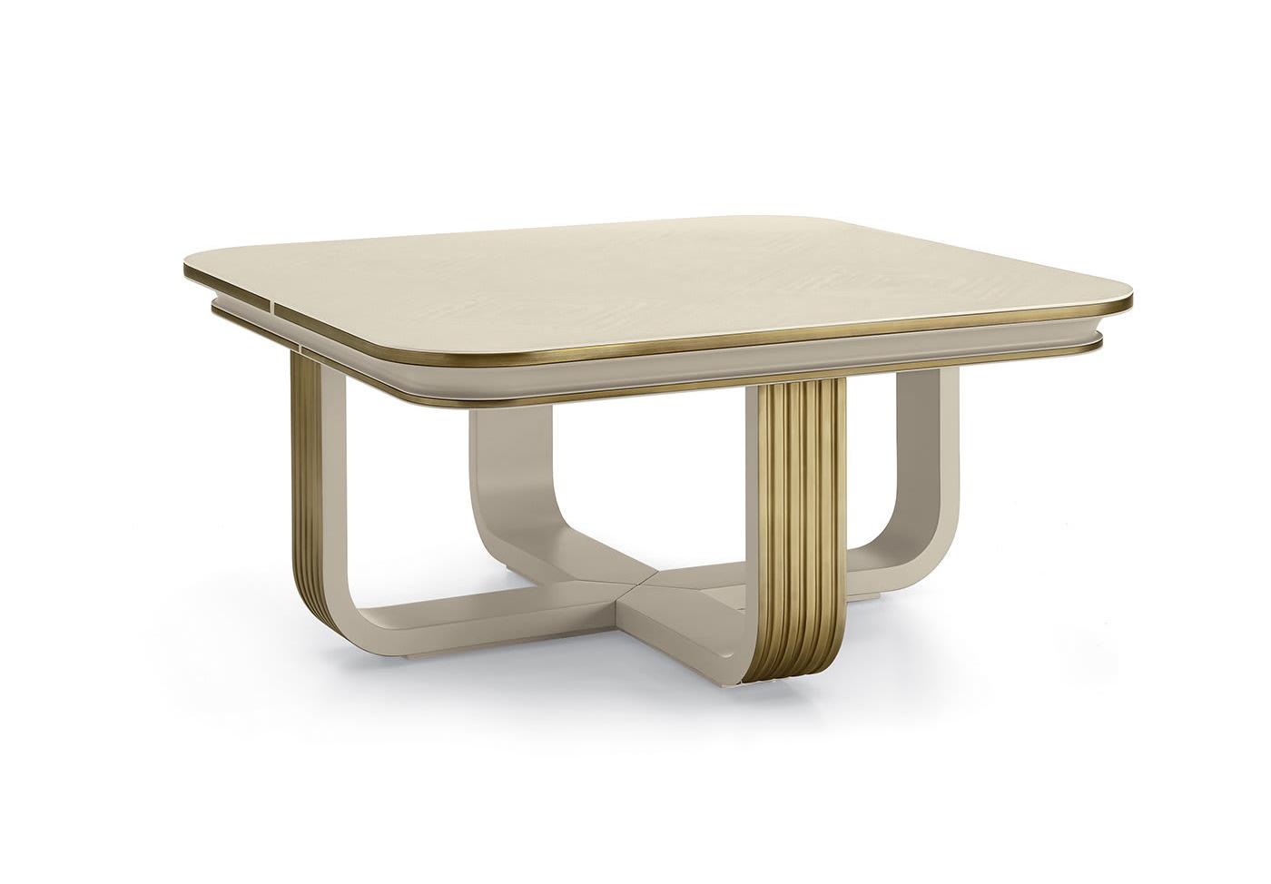 Oliver Weiß‑Gold Couchtisch