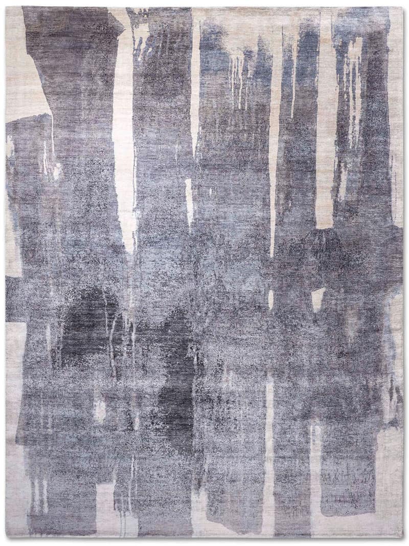 Dunkelgrau Beige Teppich | Größe: 140 x 210 cm