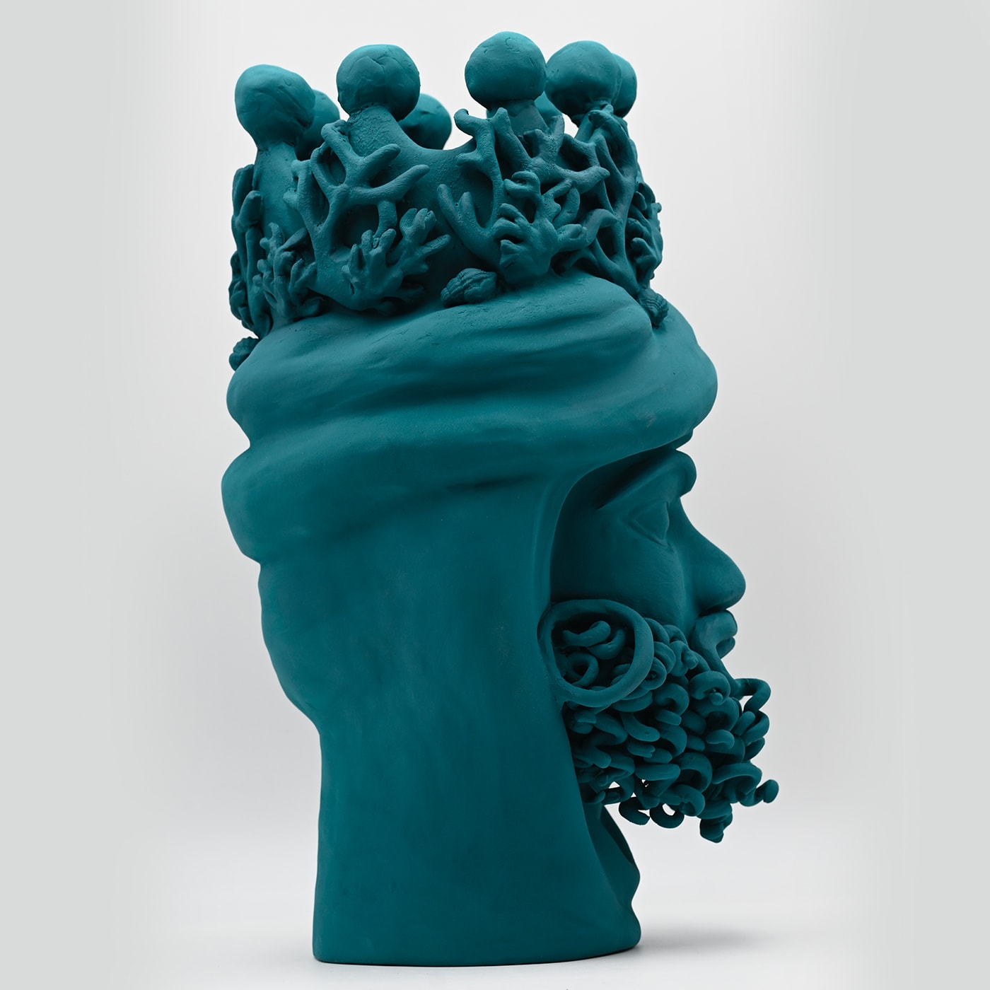 Maure‑Kopf einzigartige Skulptur