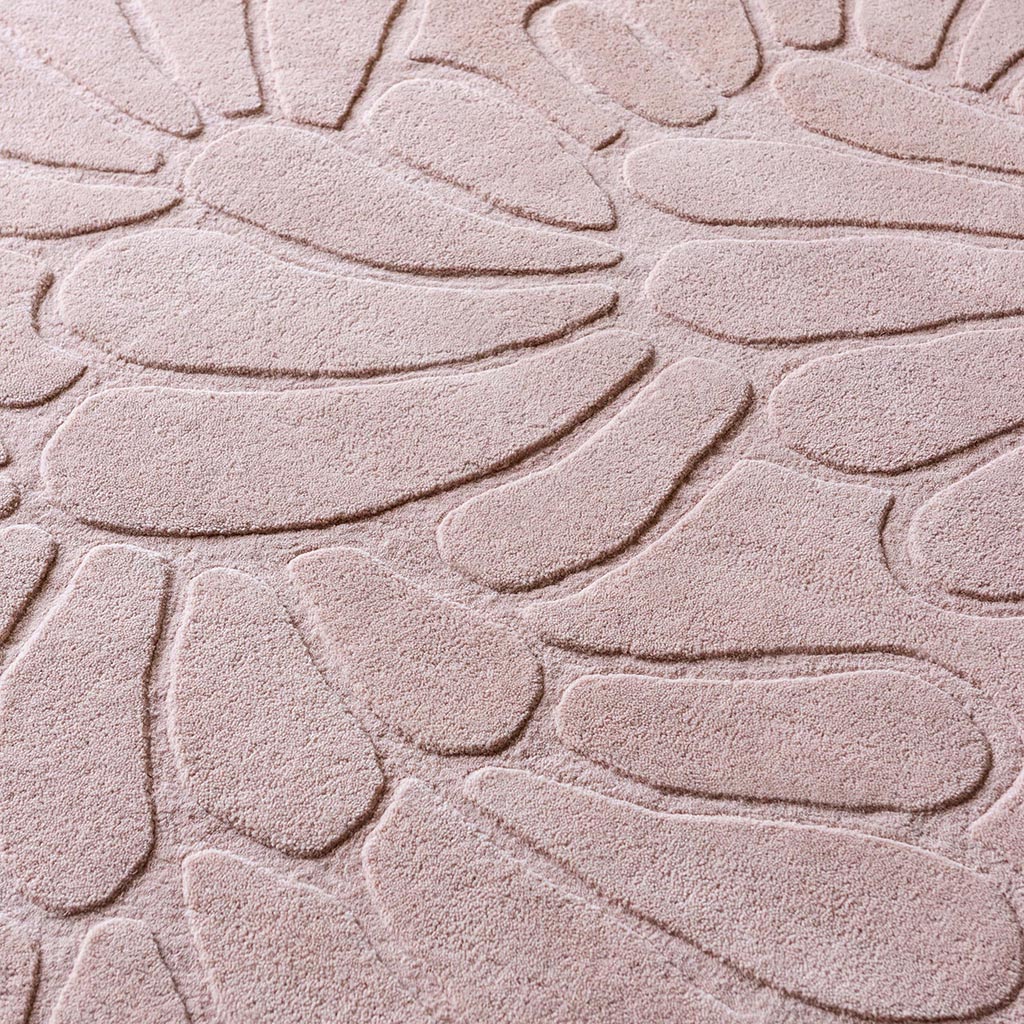 Coleby Petals Chalk Pink Teppich | Größe: 200 x 280 cm