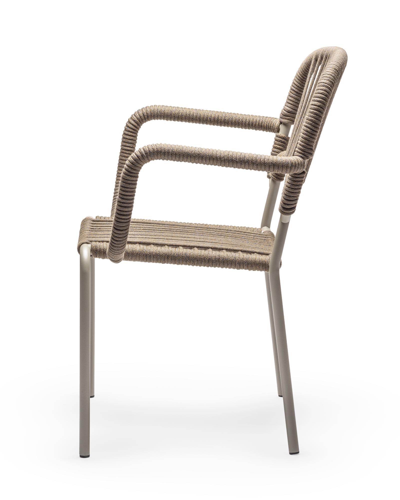 Moyo Sand Outdoor-Stuhl (3er-Set)