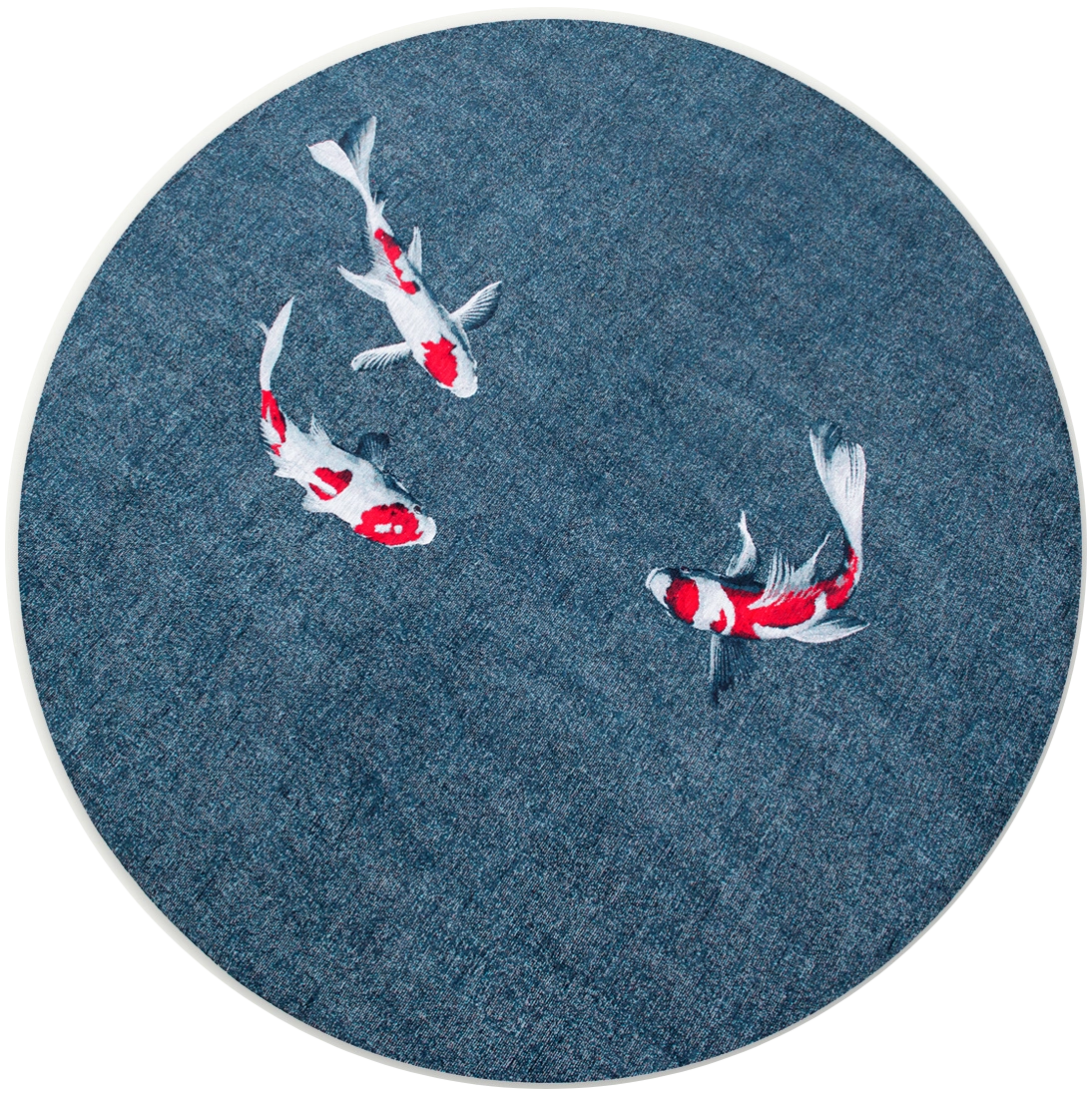 Japanese Pond 9390 Runder Teppich | Größe: Ø 240 cm