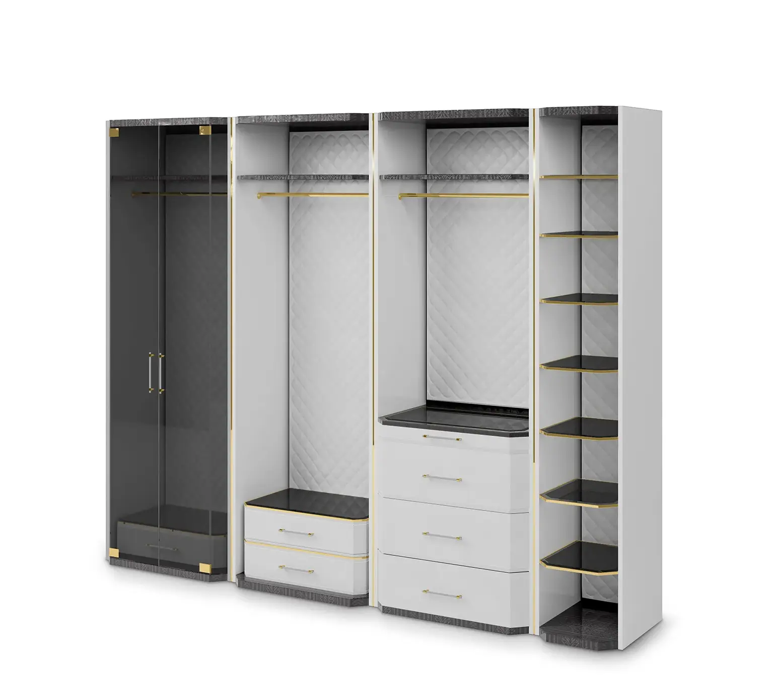 Cadence Graues Schranksystem