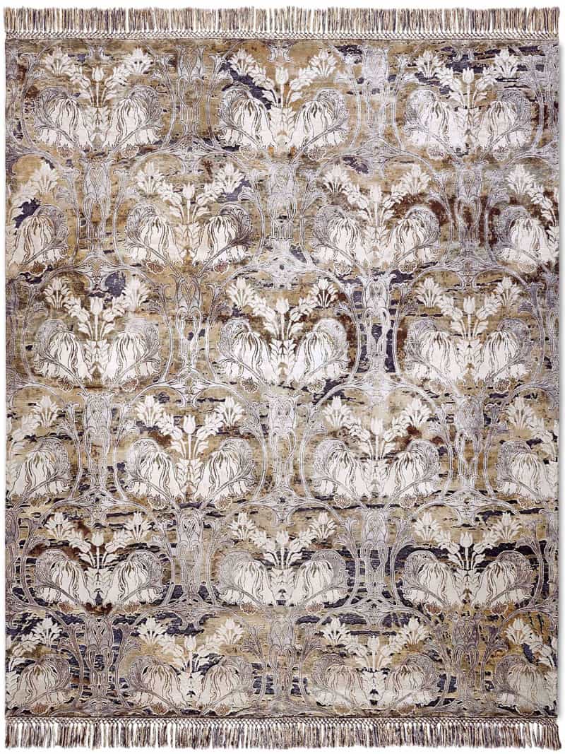 Mary Silver White auf 1956 Teppich | Größe: 183 x 274 cm