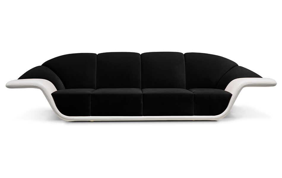 Klaus Schwarz‑Weißes Sofa