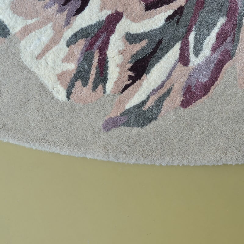 Tranquility Beige 56001 Runder Teppich | Größe: Ø 200 cm