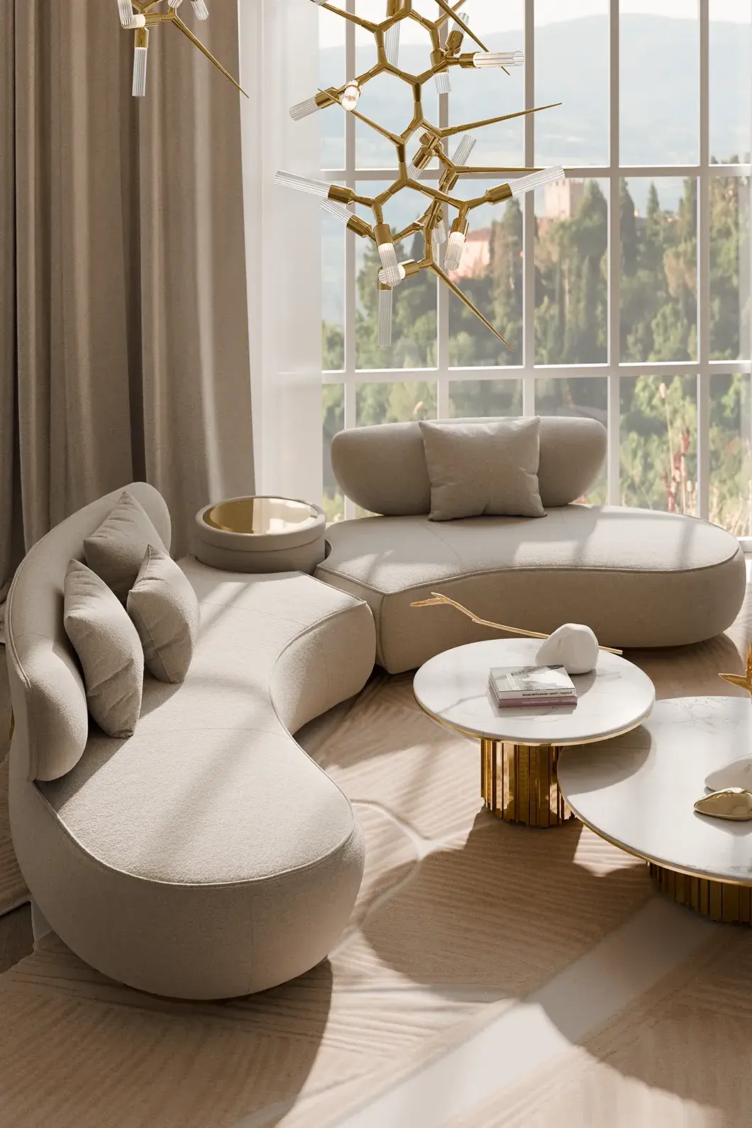 Lattice Rundsofa - 3