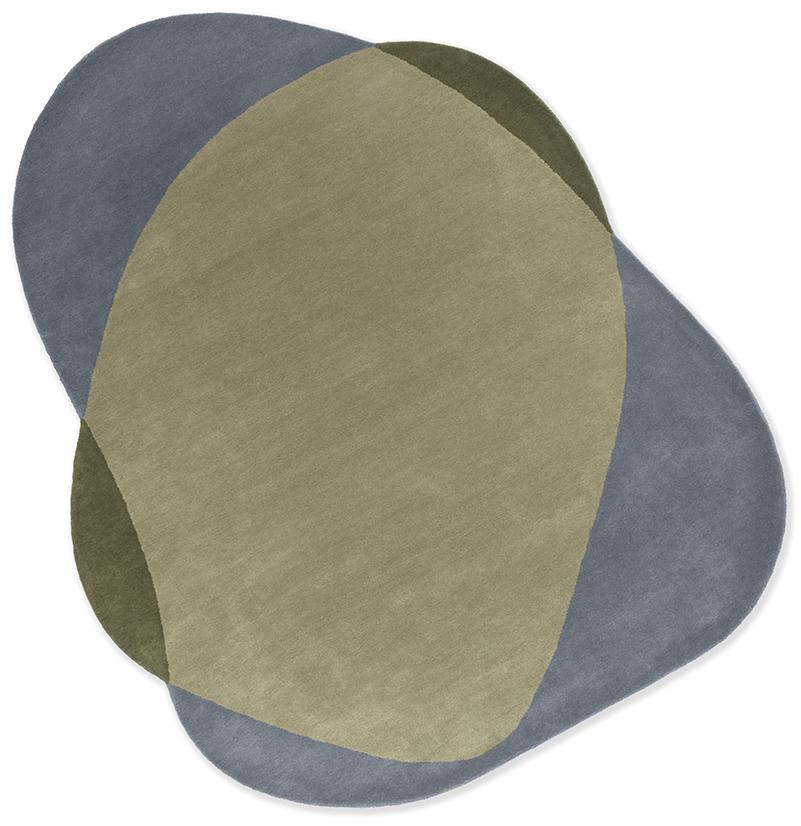 Element Chad Grey Green Teppich | Größe: 250 x 274 cm