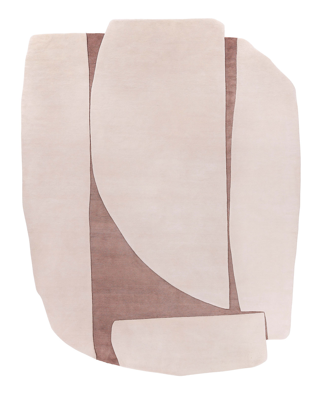 Geformt Rost Teppich | Größe: 240 x 310 cm