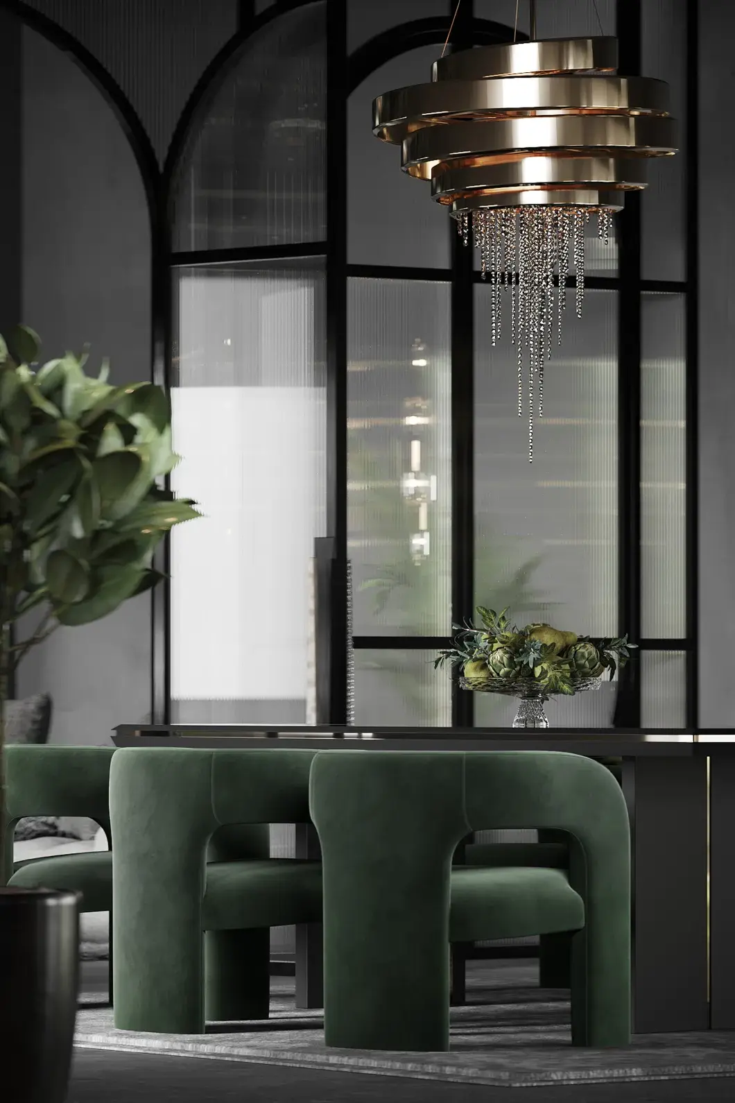 Art Deco Kronleuchter - 3