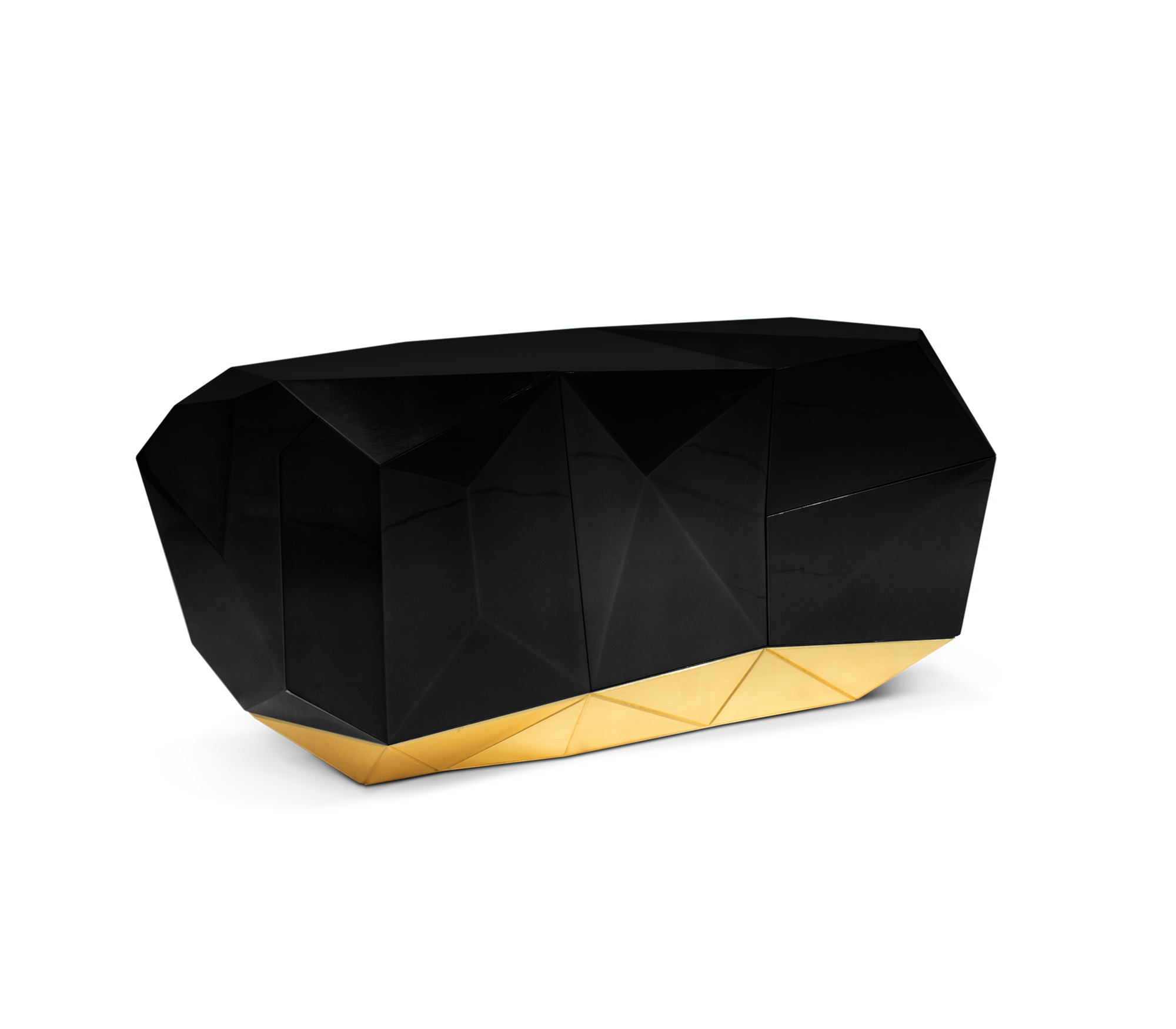 Prism 3 Schwarzes Sideboard