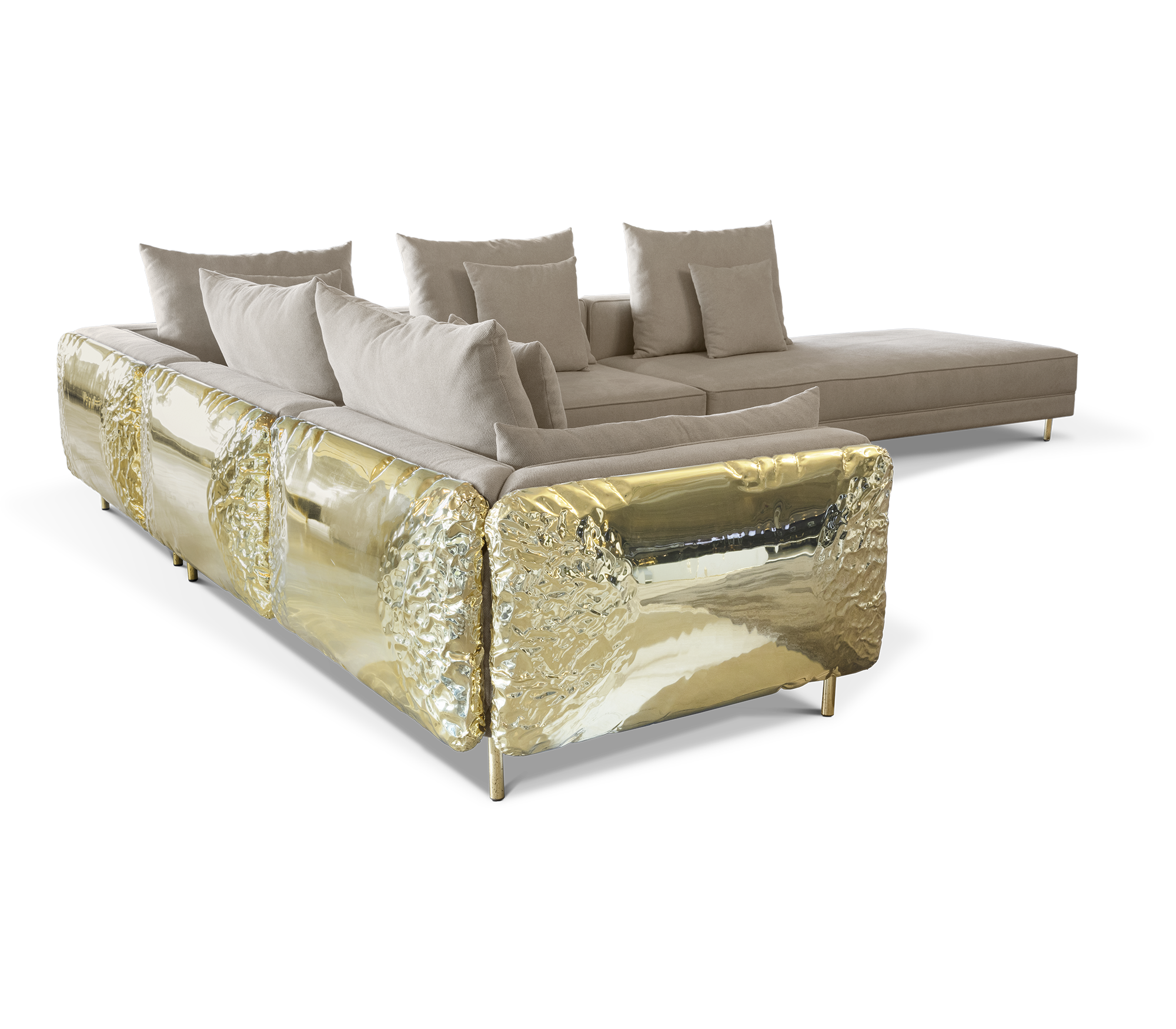 Imperia Creme‑Modulares Sofa
