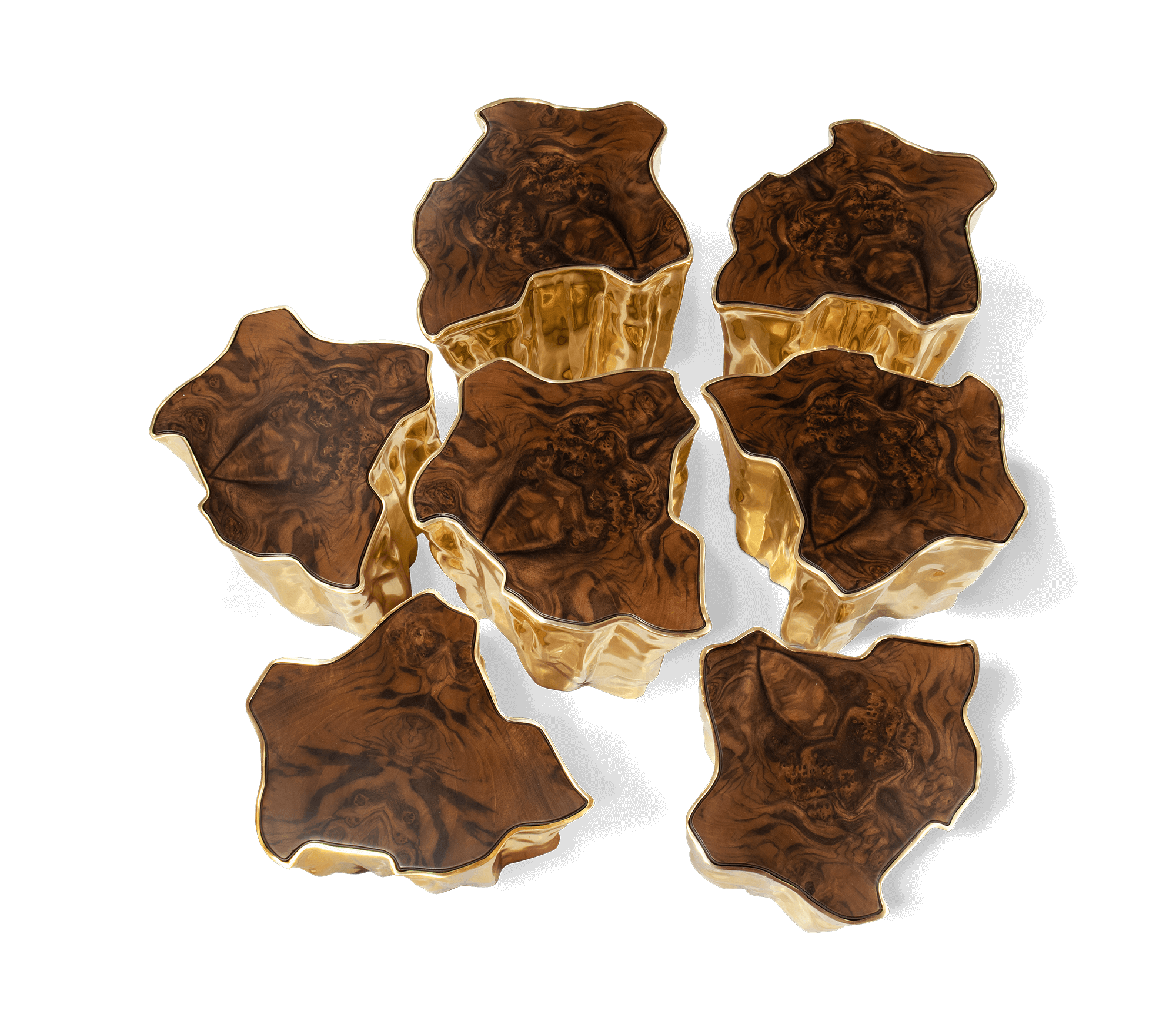 Paradise Serie Walnuss‑Couchtisch