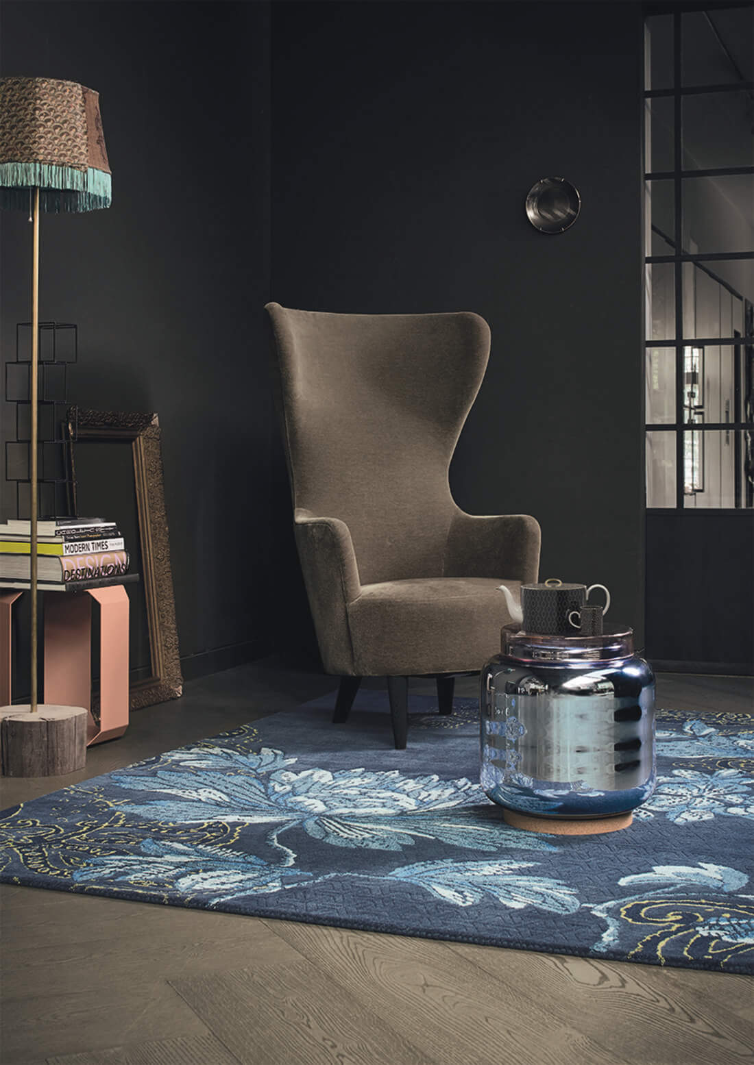 Fable Floral Blue 37508 Teppich | Größe: 170 x 240 cm