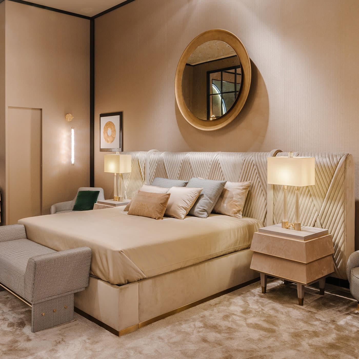 Hancock Moderner Nachttisch | Farbe: Beige