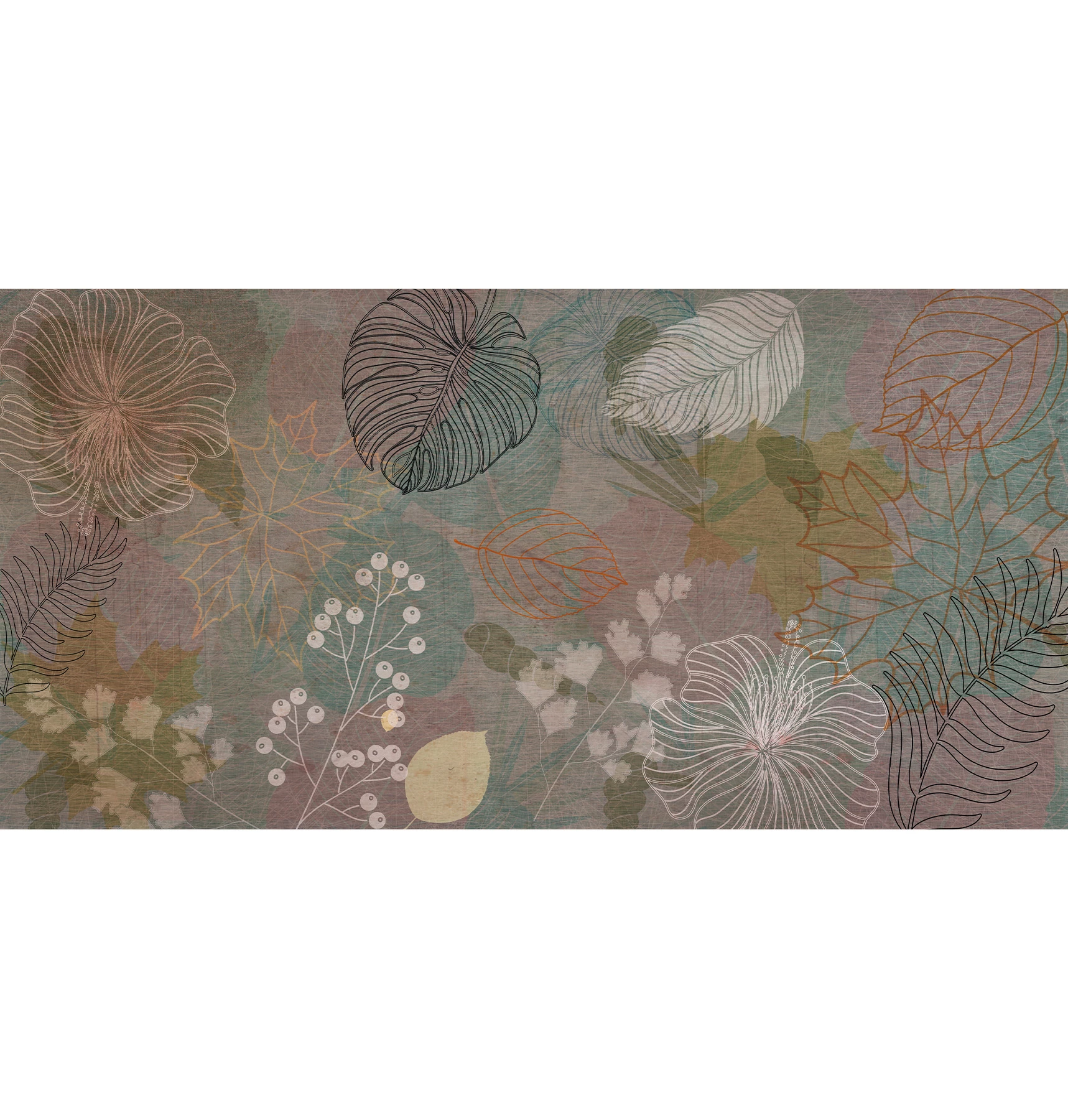 Autumn Flowers Tapete