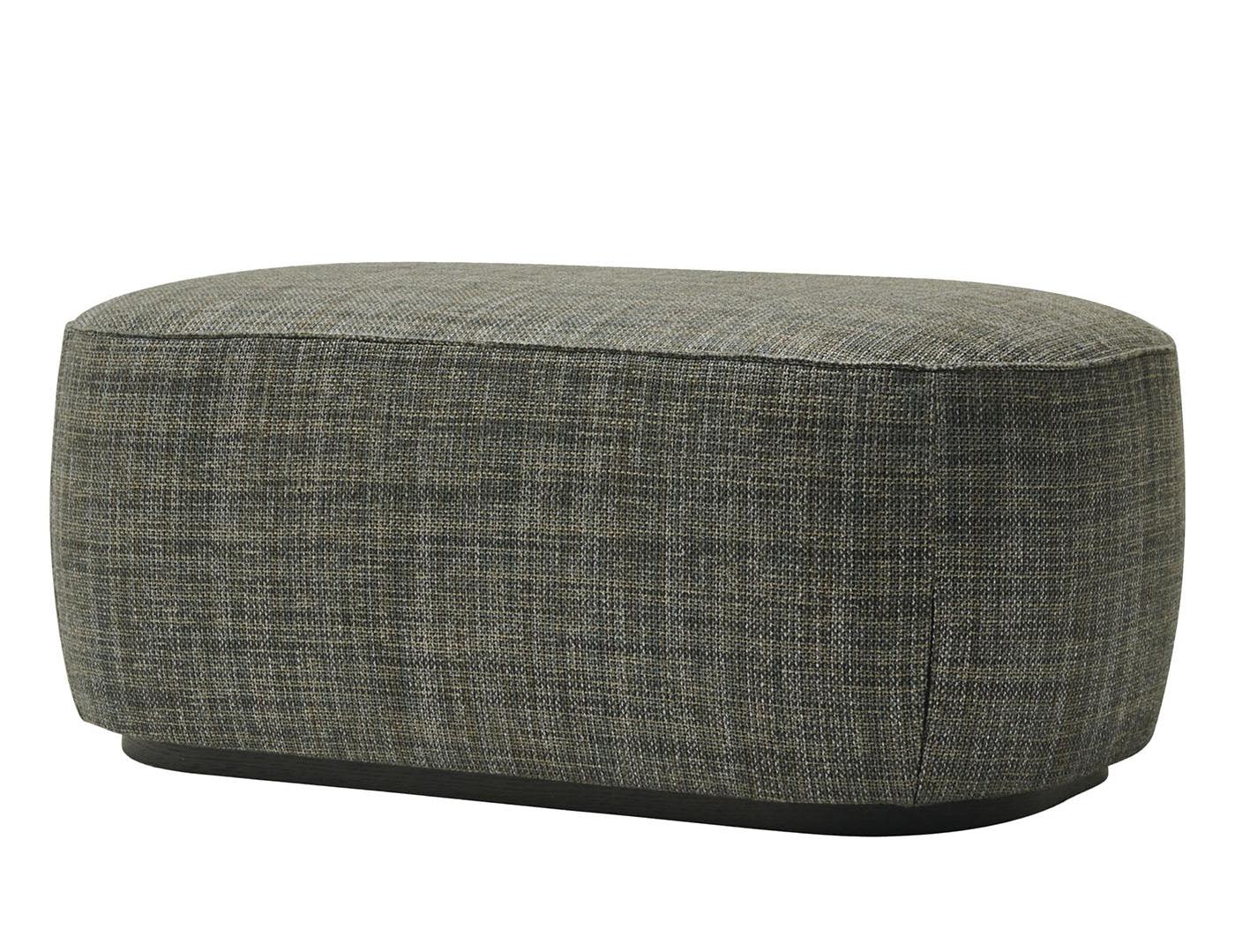 Alma großer Pouf in Grau