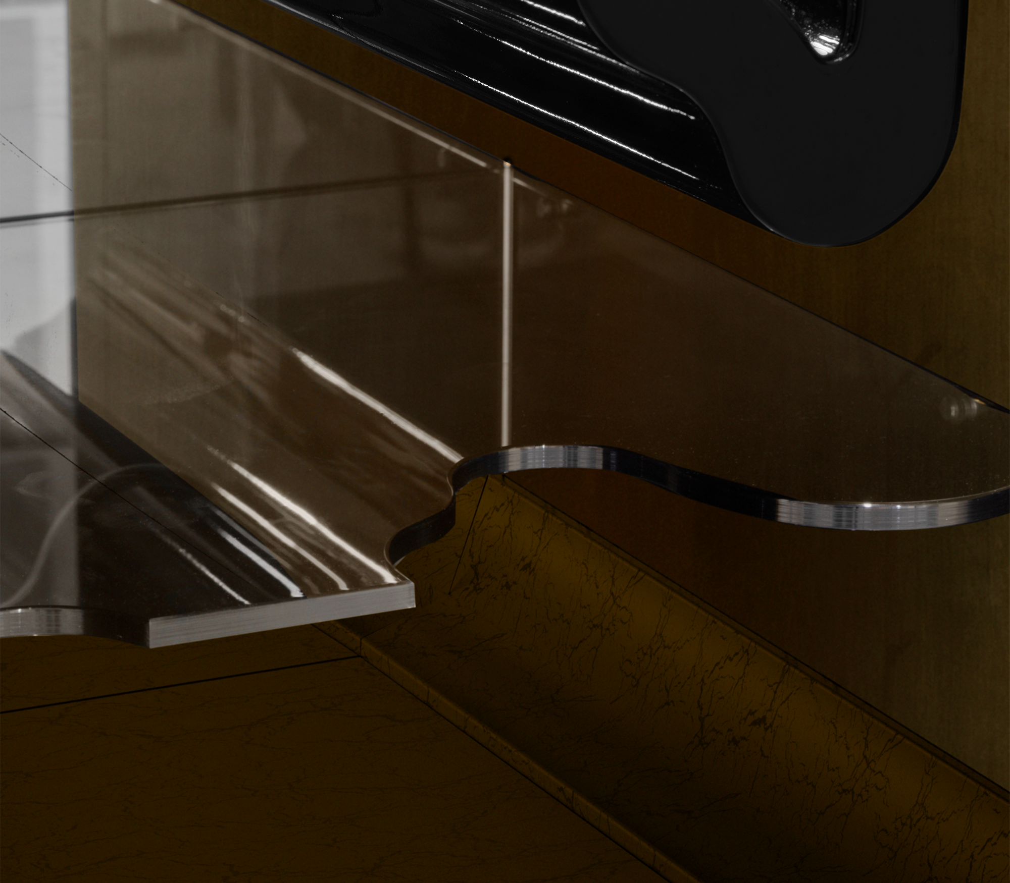 Ellipse Antikes Sideboard