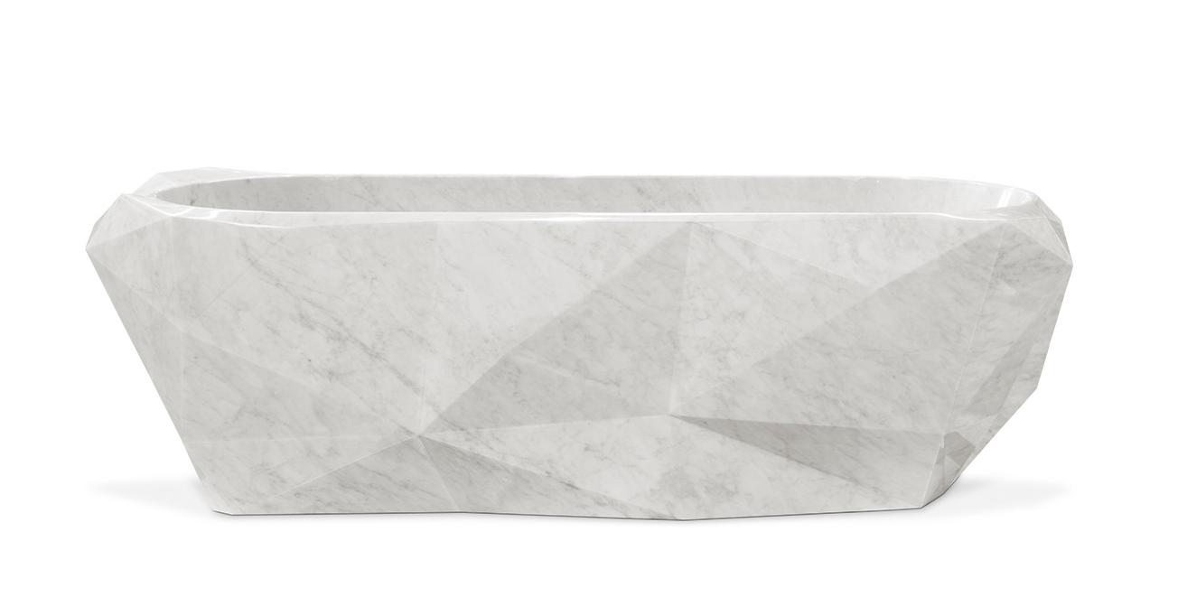 Edelsteinmarmor Badewanne