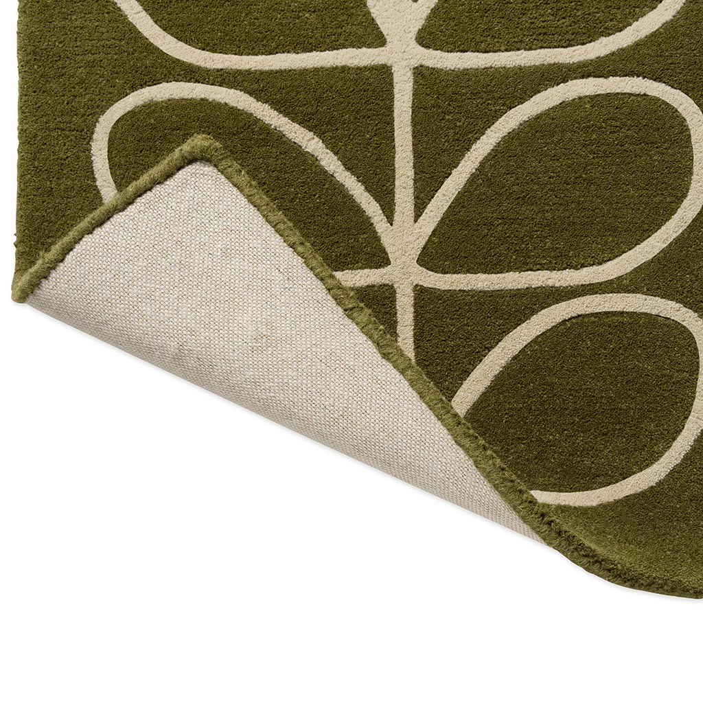 Linear Stem Olive Teppich