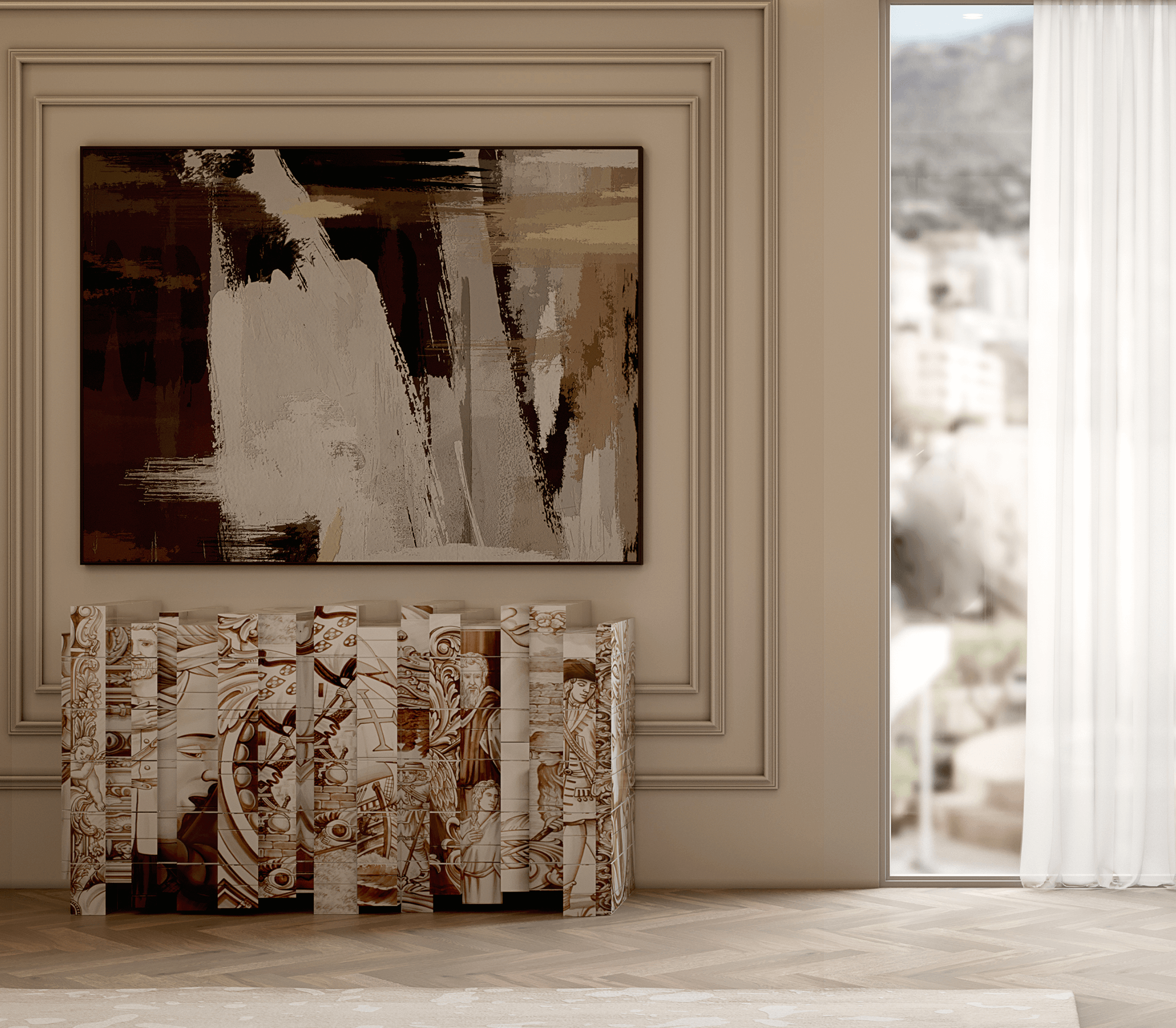 Elite Sepia‑Sideboard