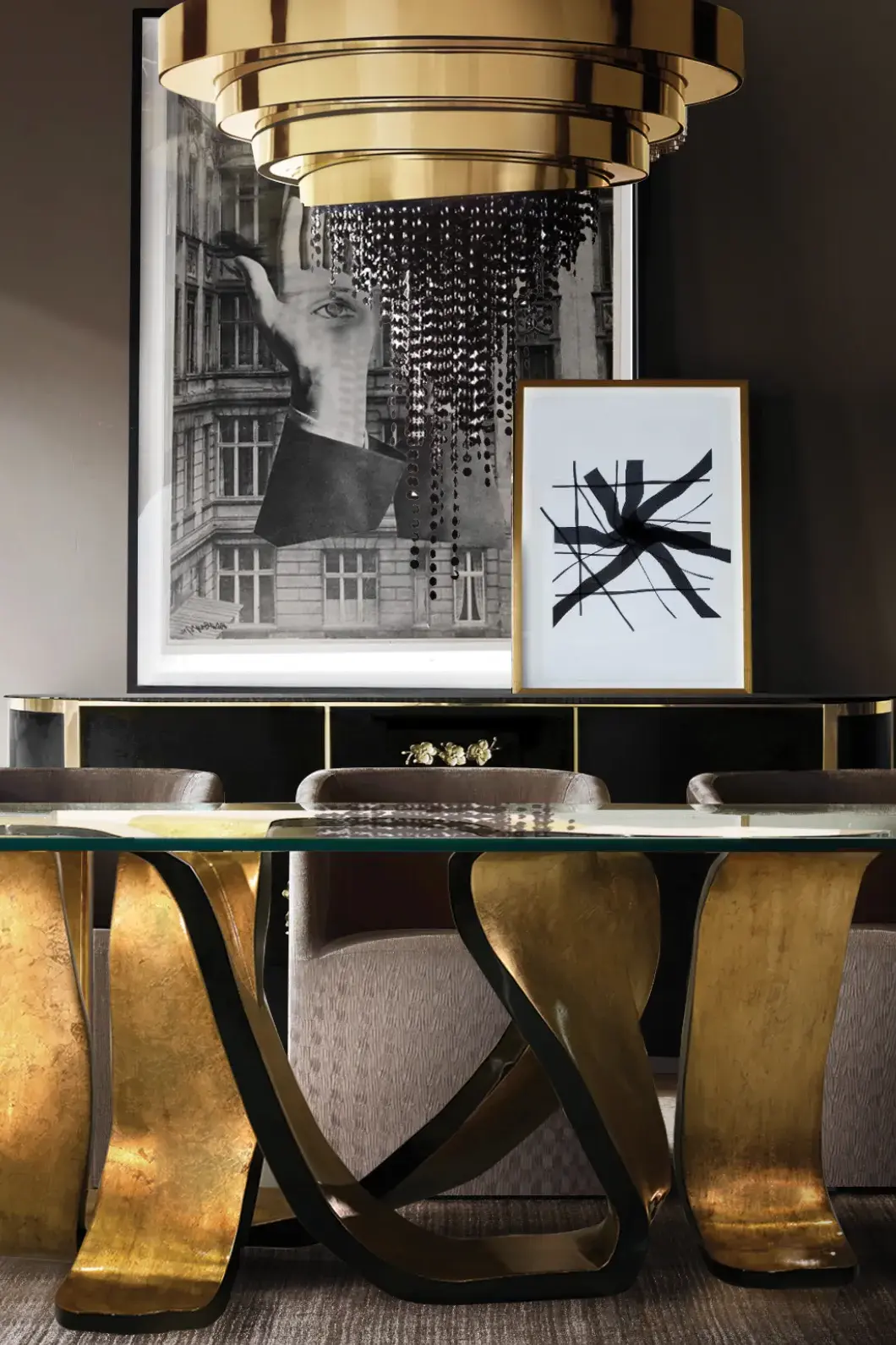 Art Deco Kronleuchter - 5