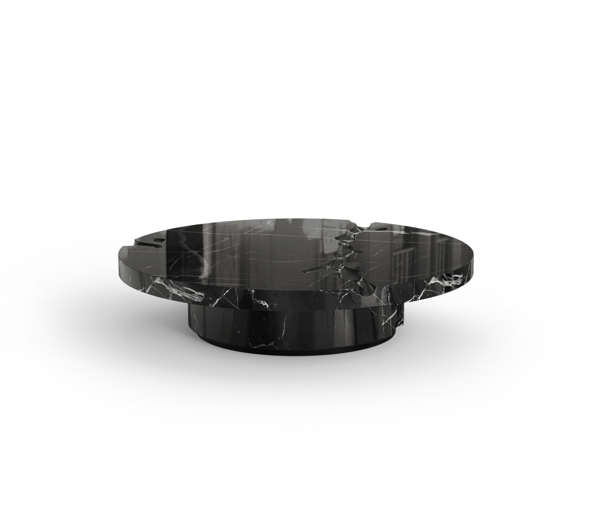 Dominion Nero Marquina 3‑teiliges Mitteltisch‑Set