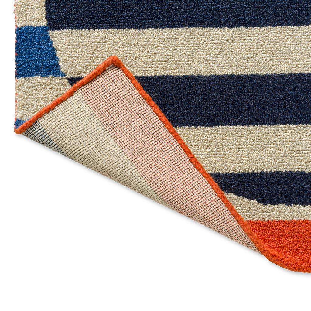 Stripy Stem Azure Outdoor-Teppich | Größe: 160 x 230 cm