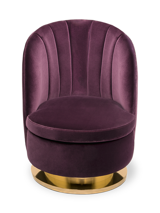 Galen Purpurnes Einzelsofa