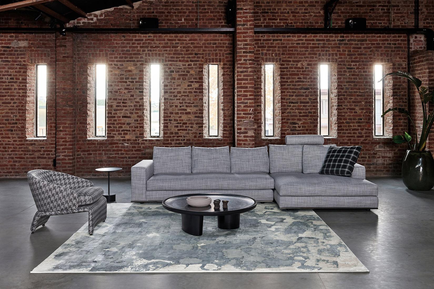 Patchwork Astral Grey Teppich | Größe: 300 x 300 cm