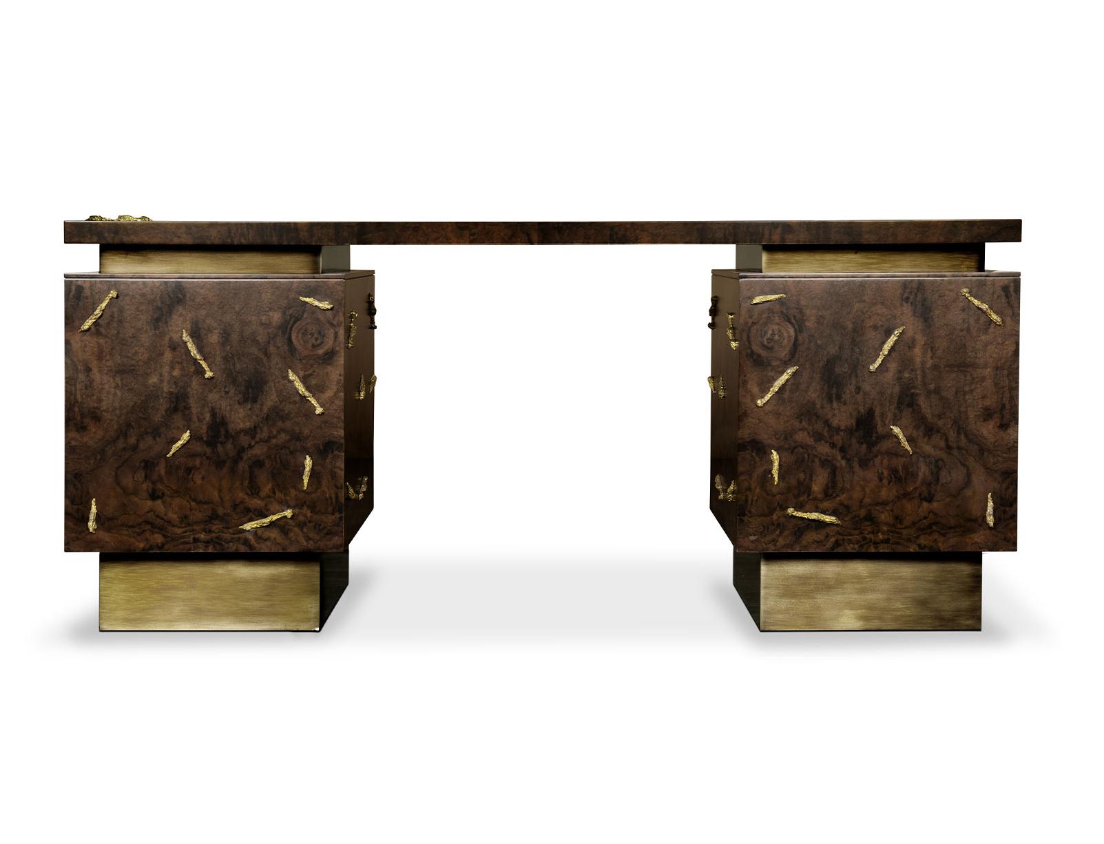 Designer-Holz-Schreibtisch