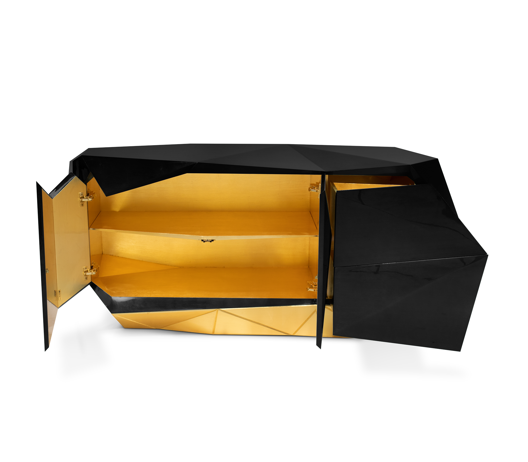 Prism 3 Schwarzes Sideboard