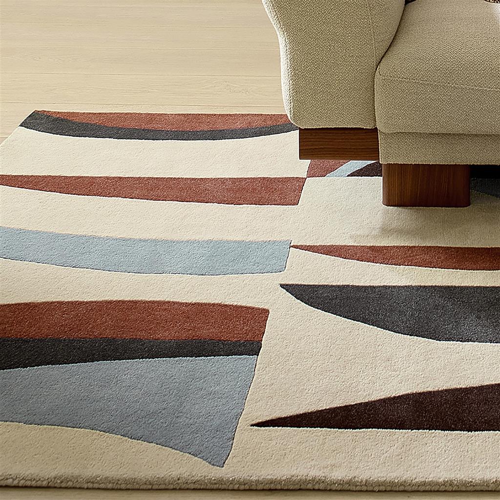 Torillo Cornflower/Walnut Teppich | Größe: 170 x 240 cm