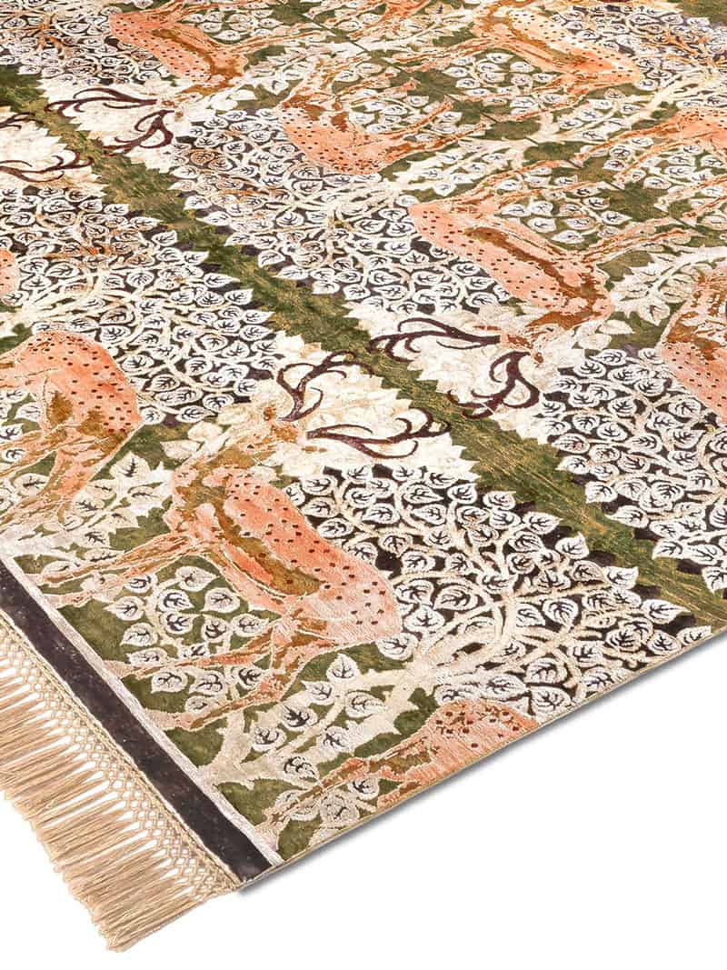 Deer Original Dunkelgrün Teppich | Größe: 300 x 400 cm