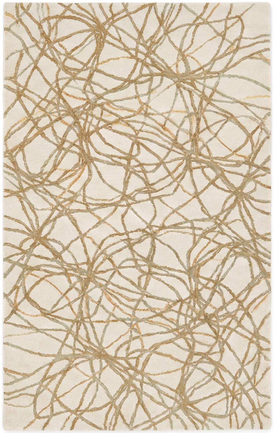 Golden Filigree Teppich