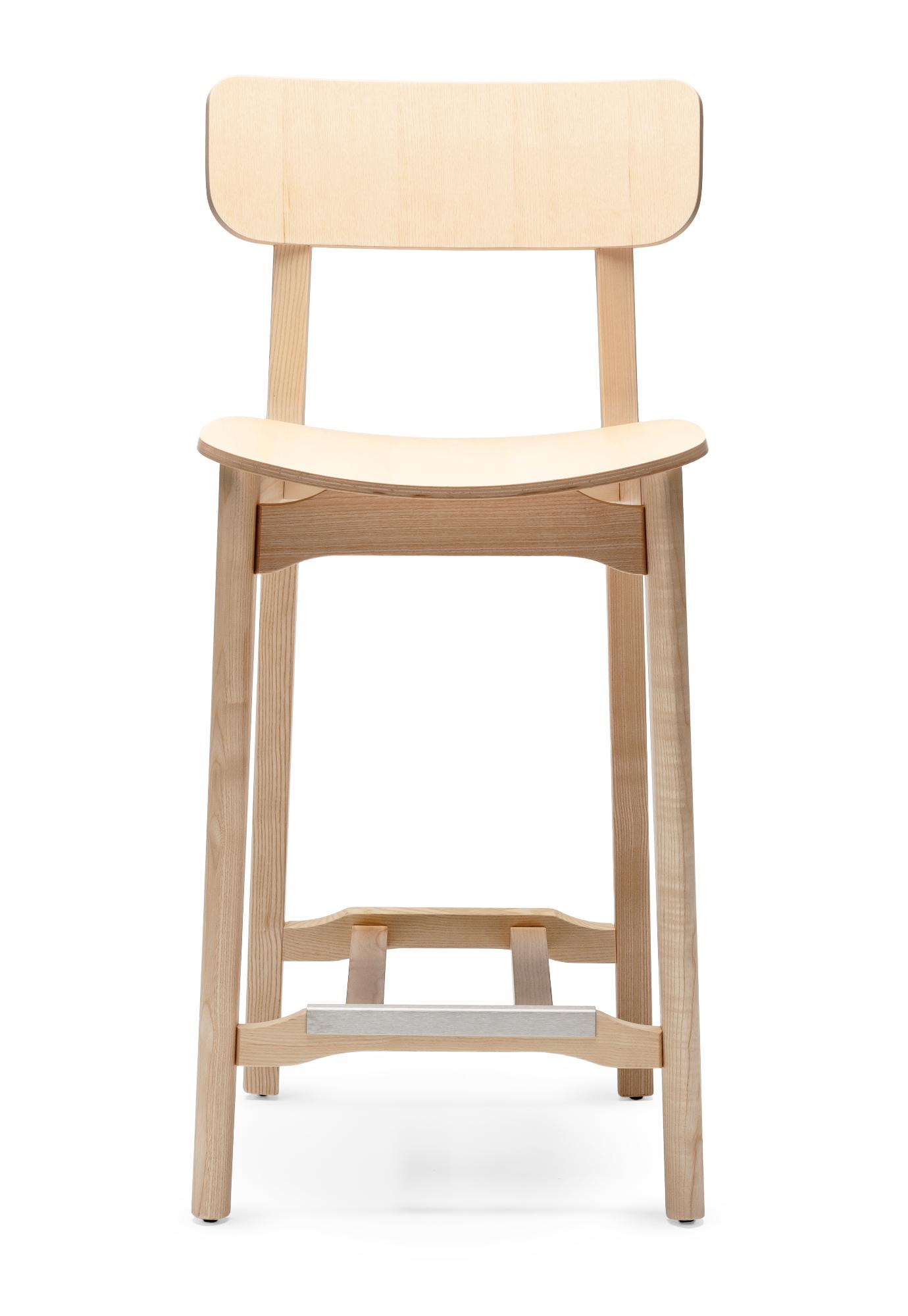 Cacao L SG-65 Holz-Barhocker