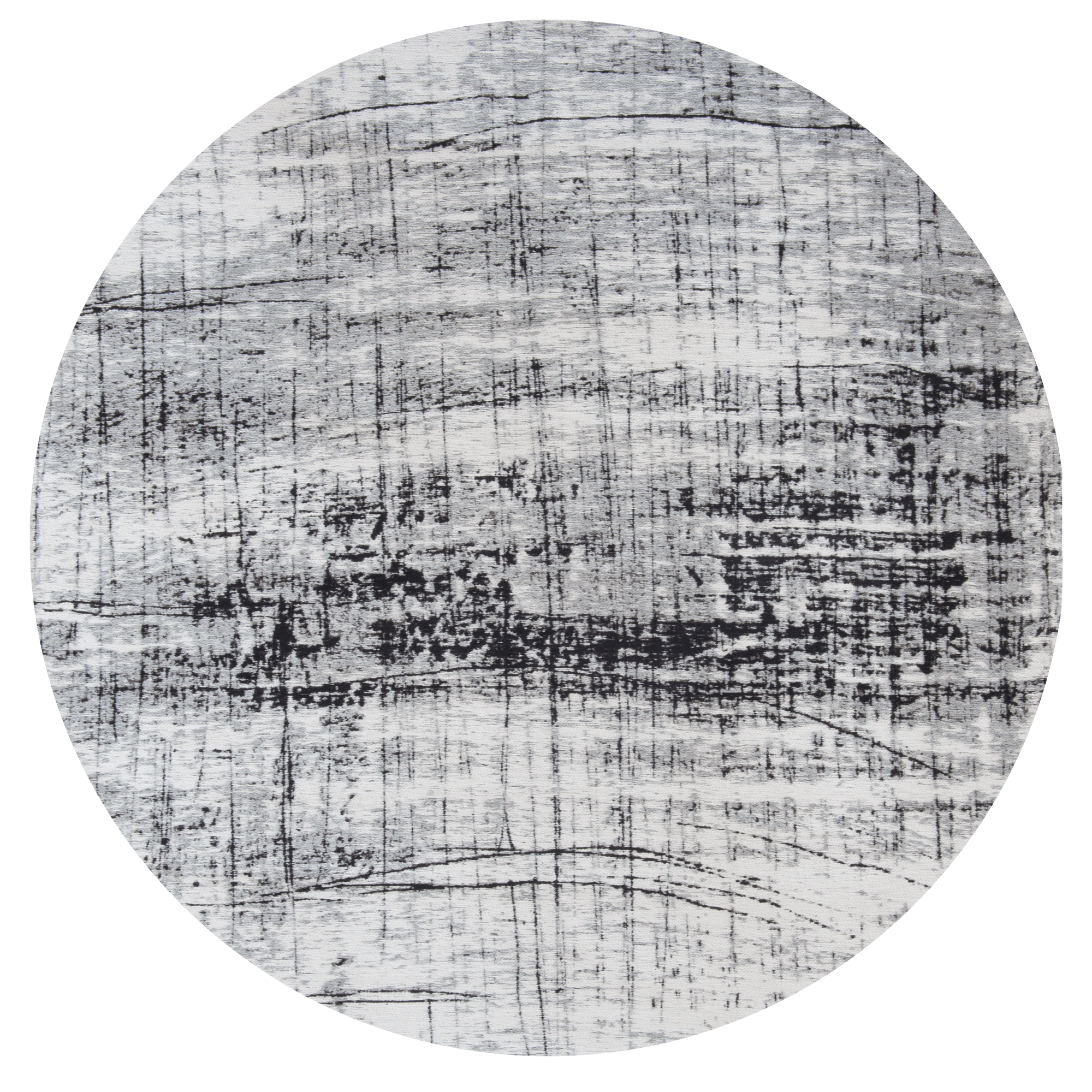 Black & White 8926 Runder Teppich | Größe: Ø 240 cm
